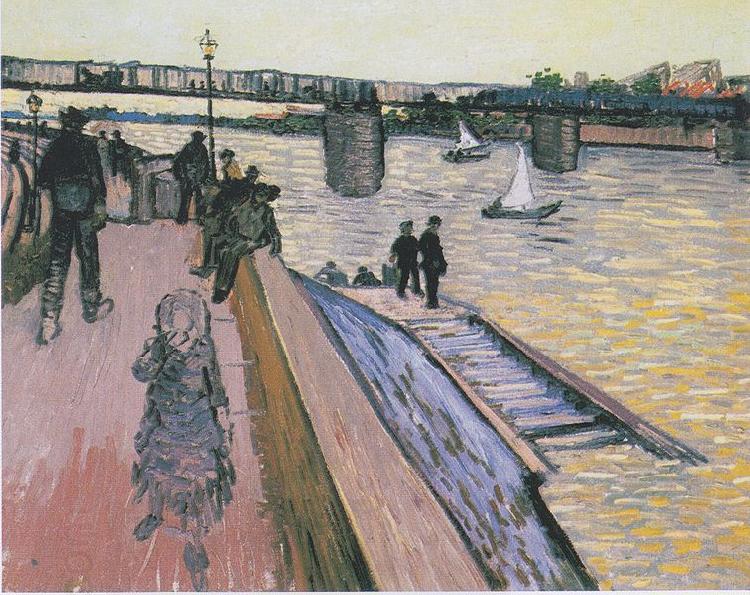 Vincent Van Gogh The Bridge of Triquetaille China oil painting art